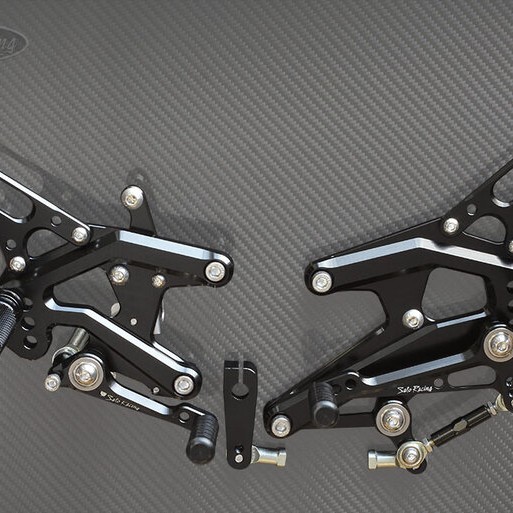 Sato Racing Adjustable Rearsets - 2018-2019 Kawasaki Ninja H2 - K
